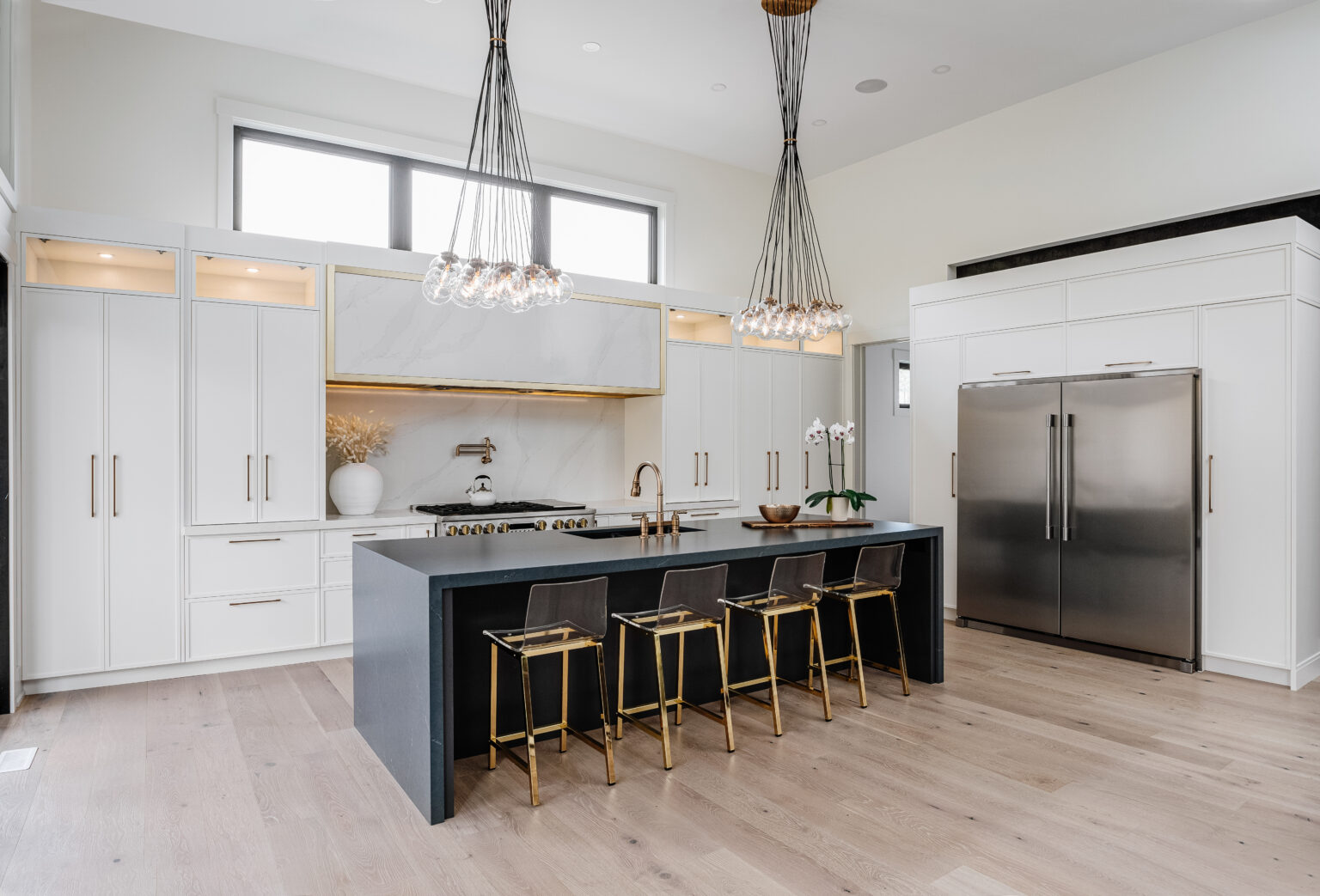 Modern bright kitchen design in Simcoe County